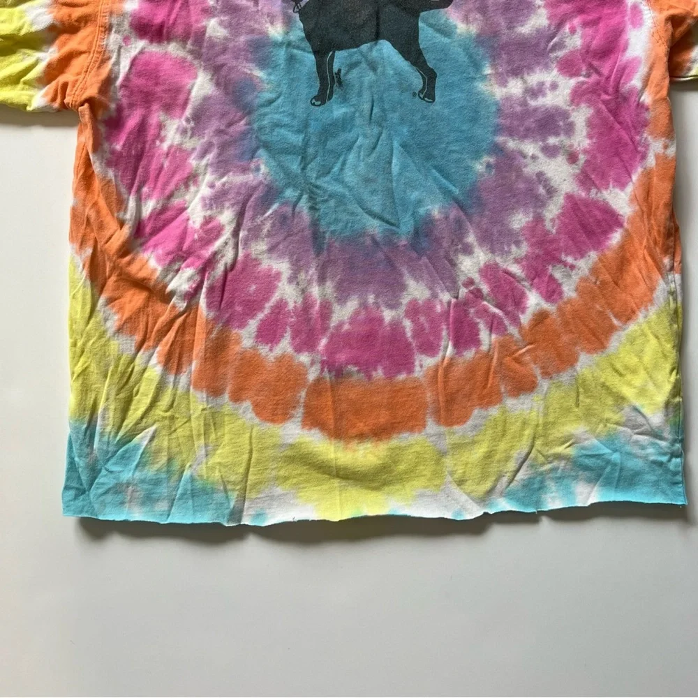 Kids The Black Dog Tie Dye T Shirt Size M‎ (8) Short Sleeve